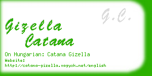 gizella catana business card